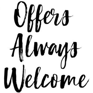 All reasonable offers will be accepted!